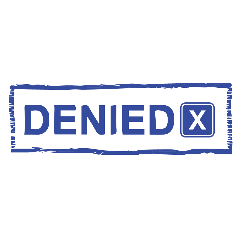 denied stamp transparent