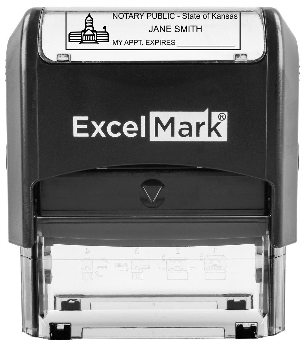 Self Inking Kansas Notary Stamp RubberStamps