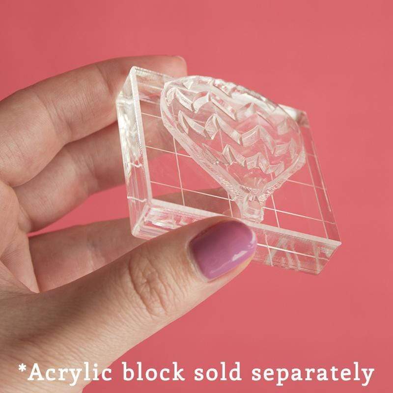 ADM-022 HEART CANDY Mini Planner Stamps photopolymer Clear Stamps Candy  Heart, Sayings Stamp Kawaii Clear Stamp 