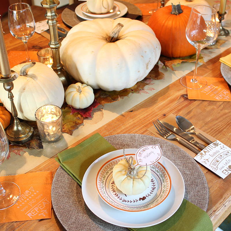 A Thanksgiving Tablescape with Stamps – RubberStamps.com