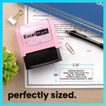 Pink New York Notary Stamp