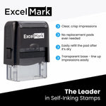 ExcelMark A-1539 Self-Inking Stamp (Duplicate)