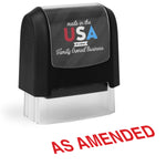 Amended Stock Stamp