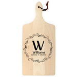 Branch Wreath Cutting Board