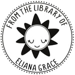 Cute Sun Library Book Stamp