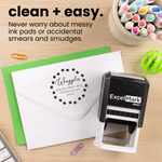 Paw Print Border Address Stamp