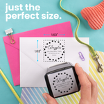 Paw Print Border Address Stamp