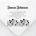 Flower Garden Address Stamp