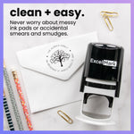 Swirl Tree Address Stamp