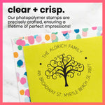 Swirl Tree Address Stamp