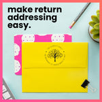 Swirl Tree Address Stamp