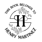 Monogram Branch Book Stamp