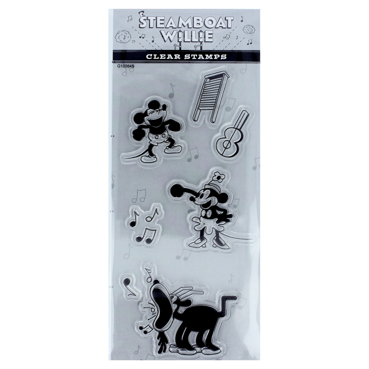 Steamboat Willie's Musical Cow - RubberStamps.com