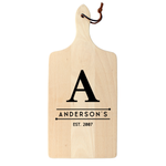 Simple Classic Monogram Cutting Board