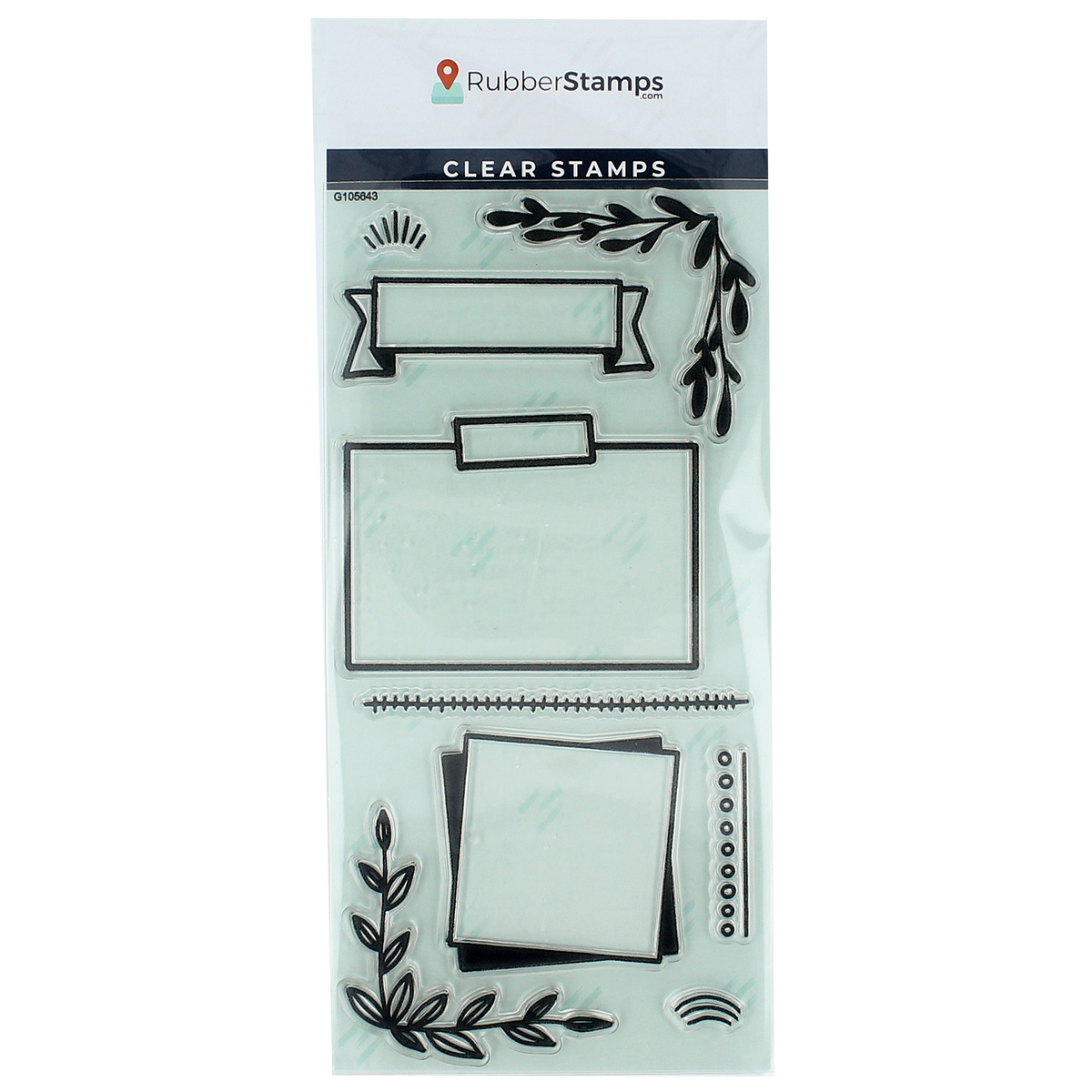 Posts and Bulletins Clear Stamp Set - RubberStamps.com