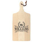 Vintage Family Monogram Cutting Board