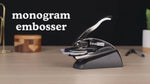 Monogram Embosser - Vintage Monogram 2