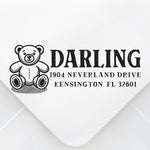 Teddy Bear Address Stamp