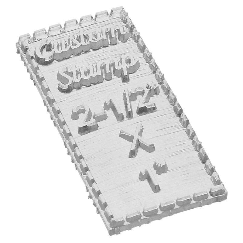 2 by 2 Custom Clear Stamp –
