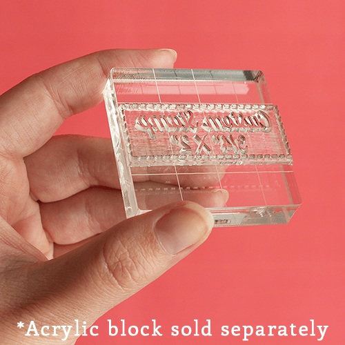 Custom Acrylic Stamps