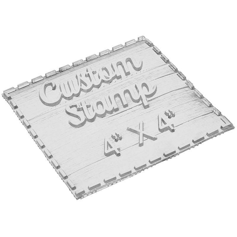 2 by 4 Custom Clear Stamp –