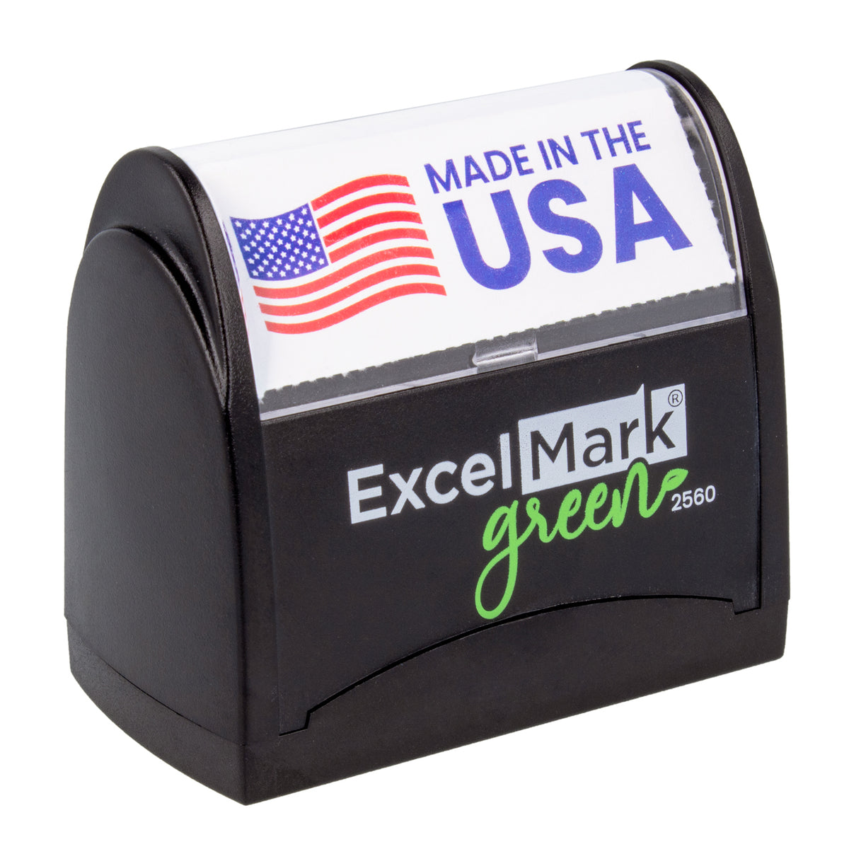 ExcelMark Green 2560 Pre-Inked Stamp | Made Entirely In America ...