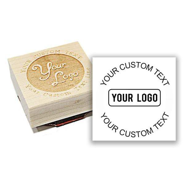 Large Custom Stamp for Square & Round Logos